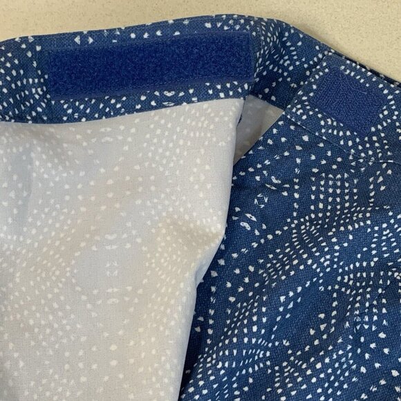 RipSkirt Hawaii Bali Blue Wrap Skirt Cover Up Womens Small Pocket Beach pool - Picture 9 of 10